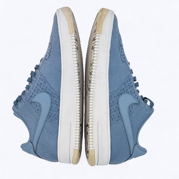Nike Air Force 1 Ultra Flyknit Low Top Sneakers in Work Blue Men's 11.5 Comfort - Picture 3 of 9